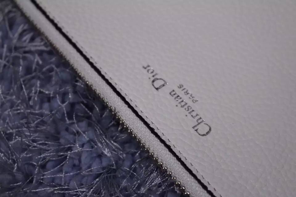 Dior Diorissimo迪奥Vip系列中号 原版顶级荔枝纹牛皮手提女包 白色 32CM