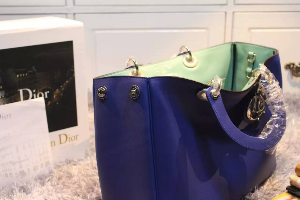 高档奢侈品女包 Dior Diorissimo迪奥Vip系列 大号38CM 原版平纹牛皮女士手提包单肩包
