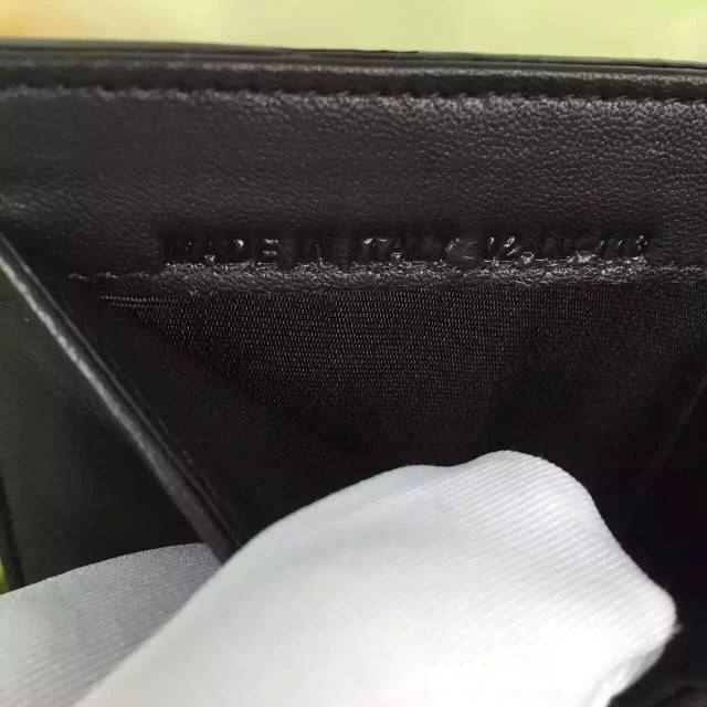 时尚女士钱包新款 迪奥DIOR原版顶级漆皮三折短款钱包卡包 黑色