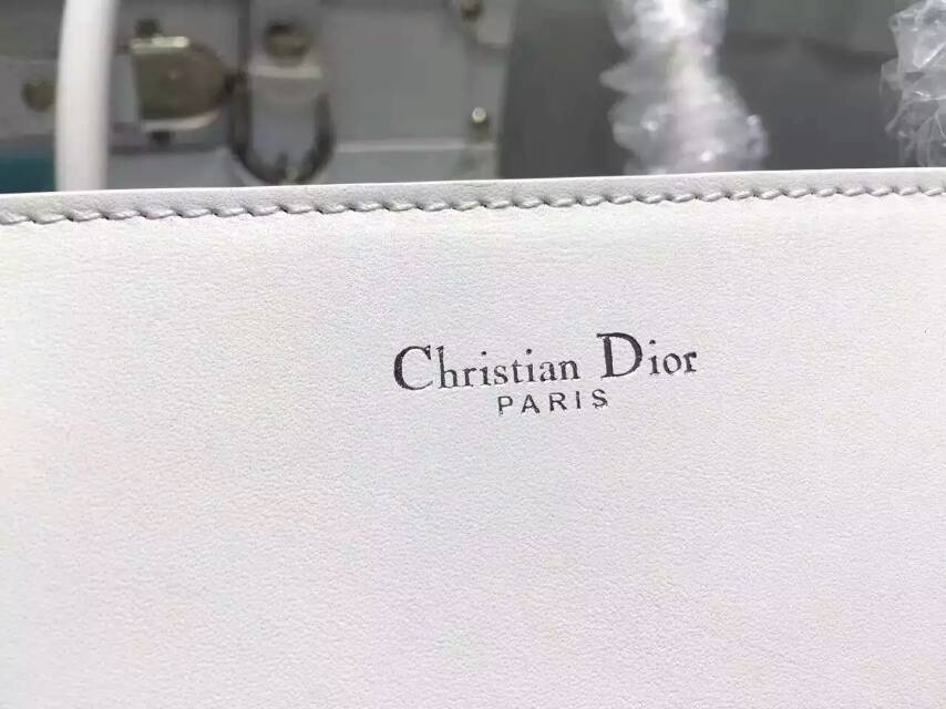 迪奥包包官网 Dior新款原版皮手提女包 白色 高档女包批发