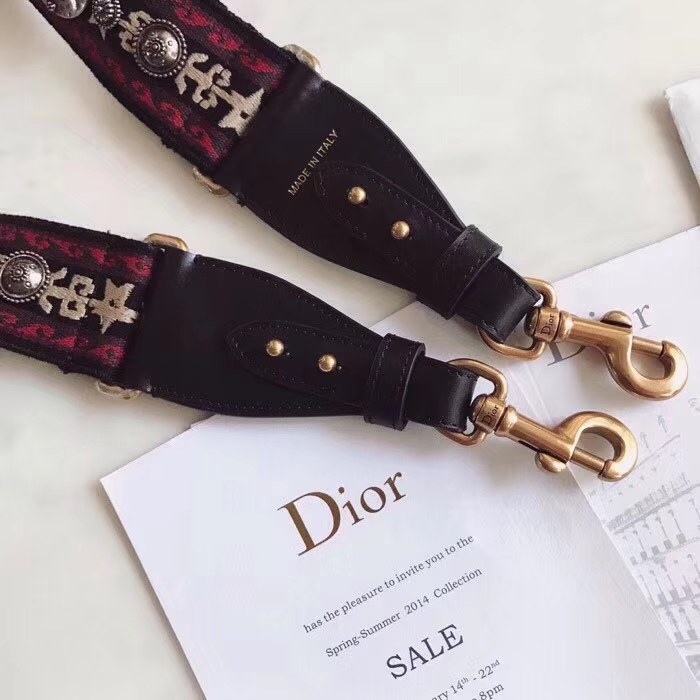 迪奥肩带批发 Dior新款帆布复古五金宽肩带 可搭配多种包包
