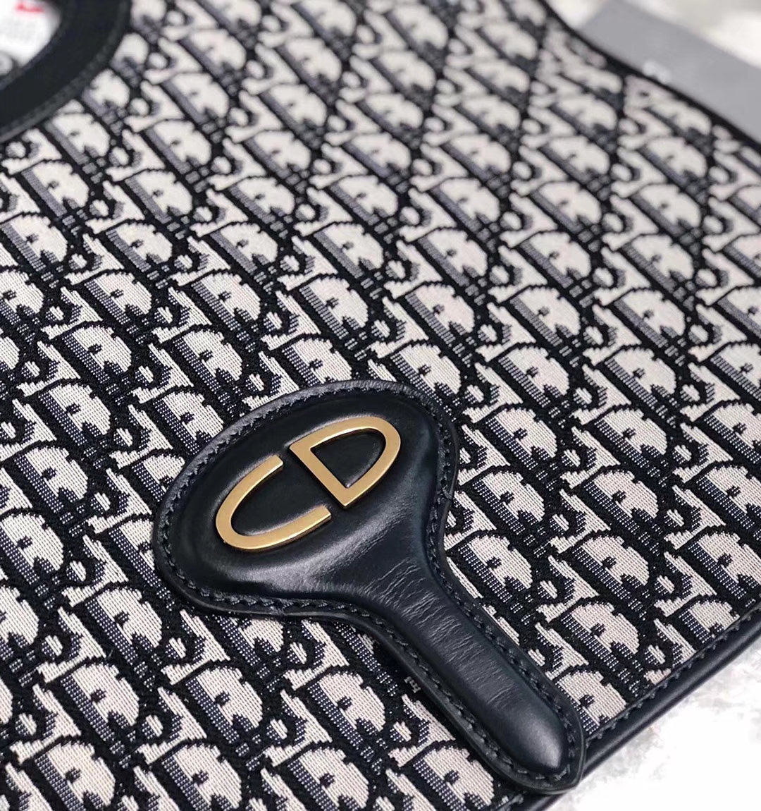 Dior Oblique 迪奥经典老花帆布Logo2019新款手提包可折叠手包38.5CM